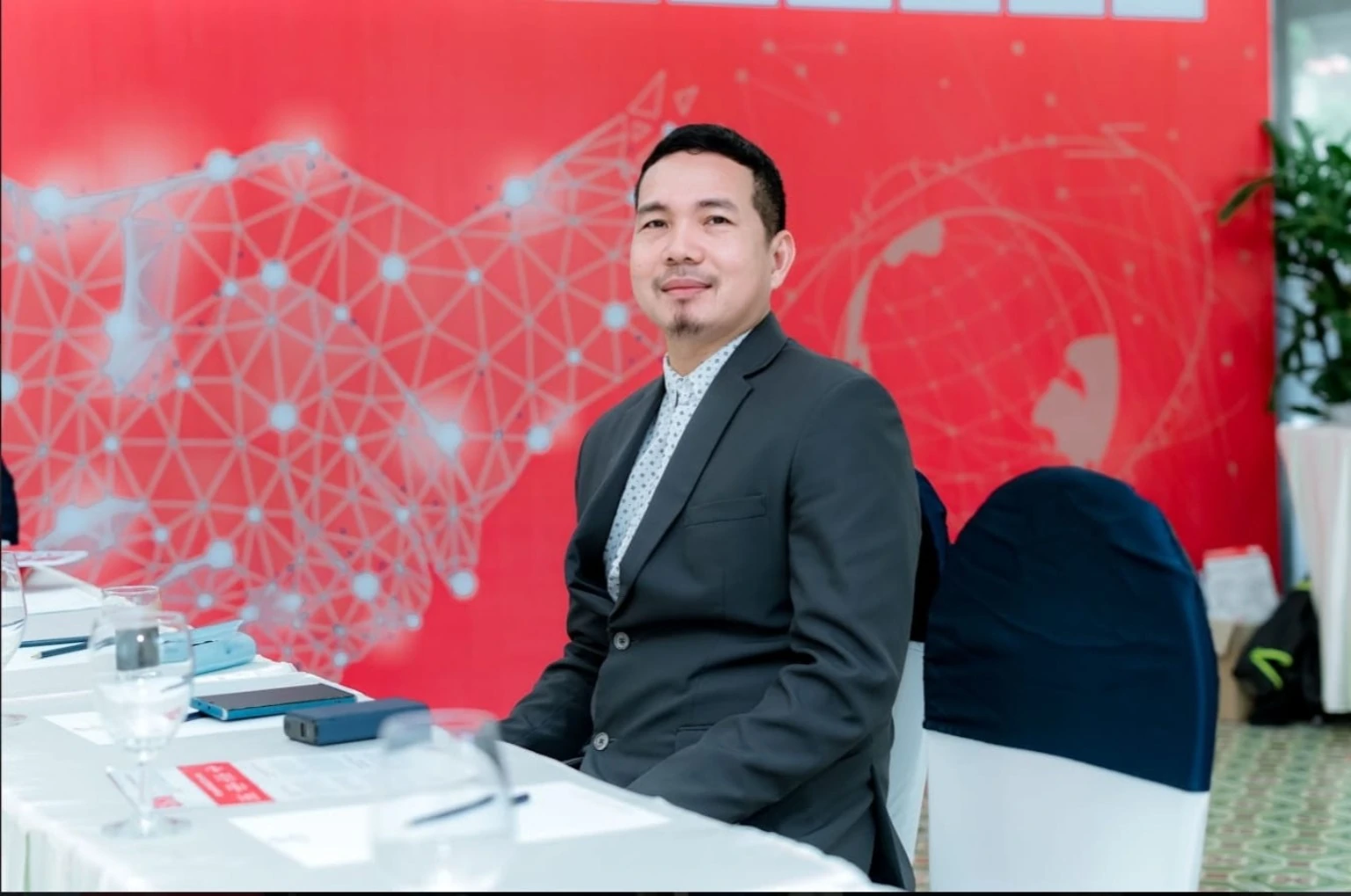 Tuan Abdullah at a business and tourism conference